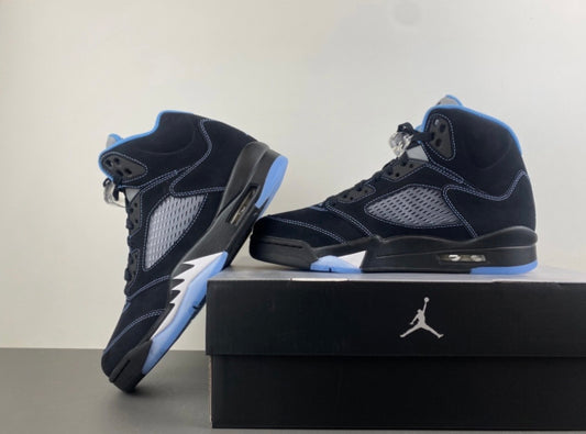AJ 5 "Black University Blue"