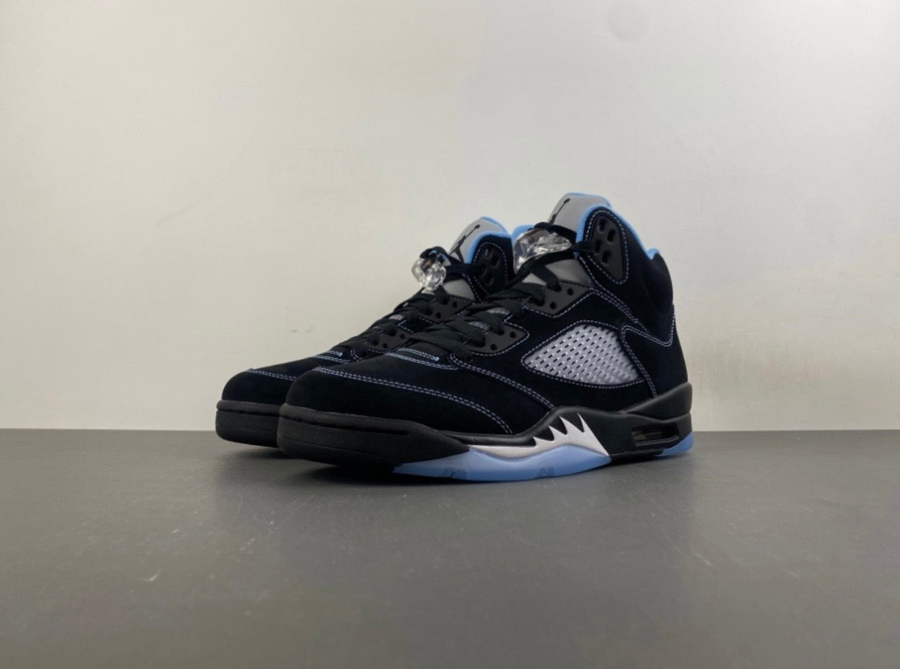 AJ 5 "Black University Blue"