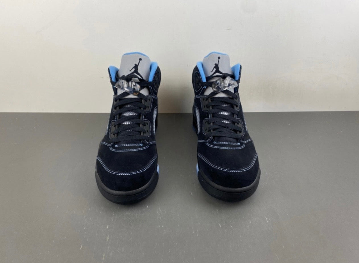 AJ 5 "Black University Blue"