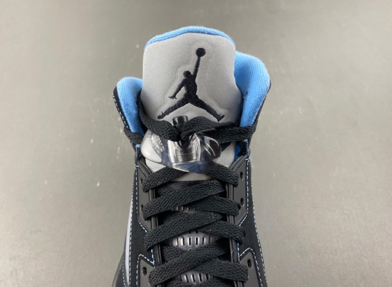 AJ 5 "Black University Blue"